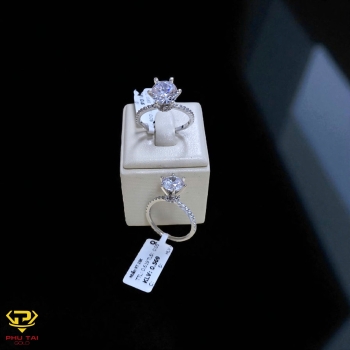 Nhẫn nữ vàng trắng (mã NN 8179)